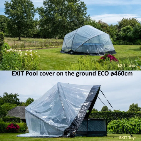 Купол (накриття) для басейну будь-якої форми EXIT ECO ø550 см, вуличний