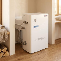 Газовий котел одноконтурний до 120 м² Термобар КС-ГС-10 S парапетний бездимохідний 10 кВт для приватного будинку 590х255х575 мм