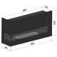 Биокамин Simple Fire CORNER 900 L