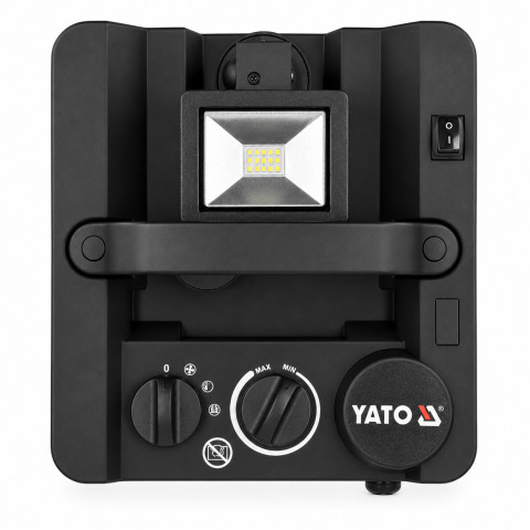 Тепловая пушка электрическая до 30 м² YATO YT-99721 3,3 кВт 230 В с LED-освещением и термостатом