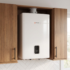 Газовый котел двухконтурный до 240 м² Teknix EnerGREEN 24 конденсационный 24 кВт для частного дома 660х435х318 мм