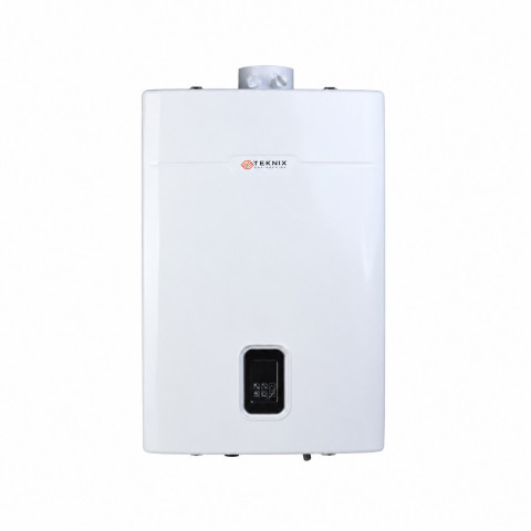 Газовый котел двухконтурный до 240 м² Teknix EnerGREEN 24 конденсационный 24 кВт для частного дома 660х435х318 мм
