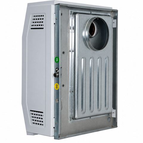 Газовый конвектор чугунный до 34 м² Canrey CHC-3T парапетный 3 кВт для частного дома 635х470х270 мм + труба