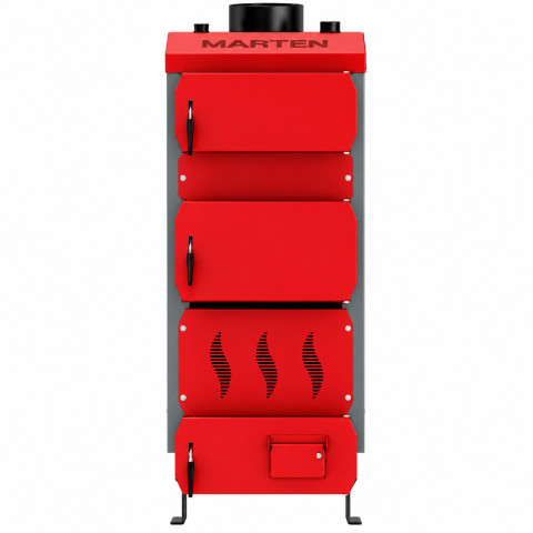 Котел твердотопливный до 150 м² Marten Praktik MP-15 15 кВт для отопления дома, дачи, гаража или производства
