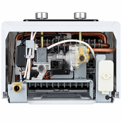 Газовая колонка 11 л/мин ROCTERM GALA дымоходная 22 кВт для квартиры и дома 550×320×210 мм