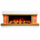 Электрокамин с 3D-эффектом пламени и Wi-Fi декоративный ArtiFlame Sogne AF52 белый настенный