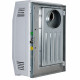 Газовый конвектор чугунный до 55 м² Canrey CHC-5T парапетный 5 кВт для частного дома (635×620×270 мм) + труба в комплекте