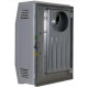 Газовый конвектор чугунный до 55 м² Canrey CHC-5T парапетный 5 кВт для частного дома (635×620×270 мм) + труба в комплекте