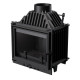 Польская каминная топка на дровах до 80 м² чугунная Kratki MAJA ECO 8 кВт 600х418х762 мм