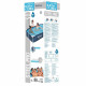 Каркасний басейн Bestway 221x150x43 см прямокутний для дітей без фільтра 1,2 м³ (56401)