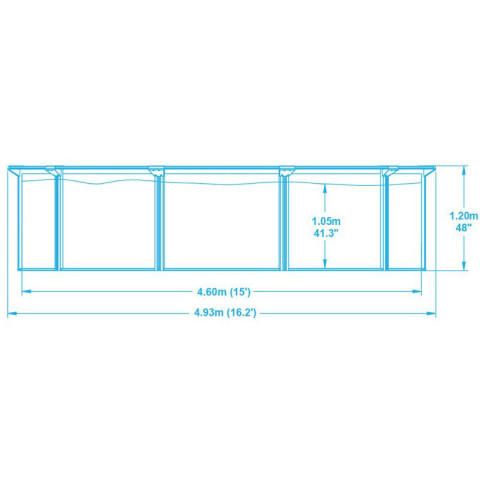 Збірний басейн Bestway Hydrium 56384 (460х120 см) 20 м³, з пісочним фільтром, сходами та тентом