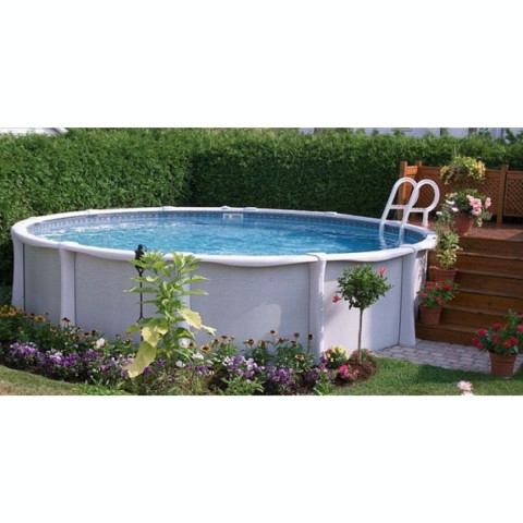 Німецький морозостійкий басейн (300х120 см) Hobby Pool Milano круглий, плівка 0.8 мм, 8.5 м³ металевий збірний