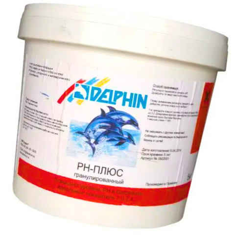 Засіб для підвищення ph у басейні Delphin pH-Plus 5 кг у гранулах