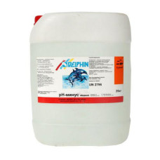 Німецьке рідкий засіб для зниження pH Delphin pH minus (25 л). pH мінус у каністрах для станцій дозації