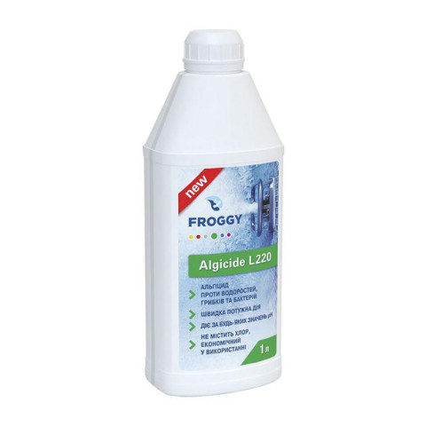 Засіб проти водоростей і цвітіння води в бассене Froggy Algicide L220, 1 л