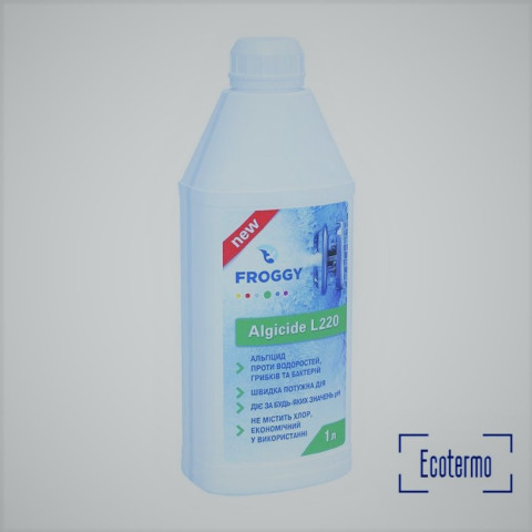 Засіб проти водоростей і цвітіння води в бассене Froggy Algicide L220, 1 л