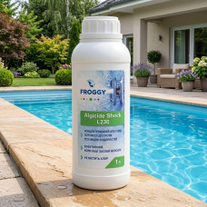 Альгіцид Froggy Algicide Shock L230, 1 літр. Засіб проти водоростей у басейні шоковий