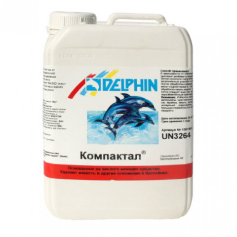 Німецький засіб для видалення мінеральних відкладень Delphin Компактал 3 л рідкий