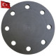 Фланцова заглушка ПВХ Pimtas. Глухий фланець НПВХ Фланцеве, діаметр 75 мм