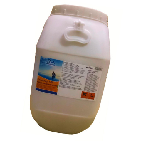Шок хлор для басейну Chemoform Chemoclor T-65 50 кг у гранулах. Дезінфекція води в басейні