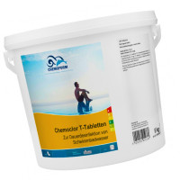 Хлор тривалий максі Chemoform Chemoclor T-Tabletten 5 кг (таблетки по 200 г). Дезінфекція басейну