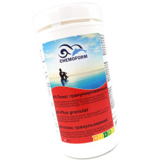 Засіб для підвищення рівня ph у басейні Chemoform PH-Plus 1 кг у гранулах. Підвищує значення pH