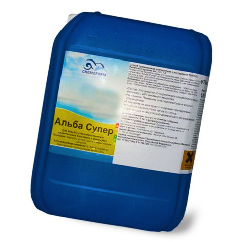 Альгіцид для басейну Chemoform Alba Super 30 л. Проти водоростей, бактерій і грибків у басейні