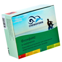 Флокулянт для басейну Chemoform Флокфікс 1 кг у картриджах. Коагулянт для освітлення води