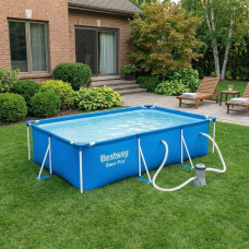 Каркасний басейн Bestway 56424 (400х211х81) прямокутний з картриджним фільтром