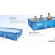 Каркасний басейн Bestway 56424 (400х211х81) прямокутний з картриджним фільтром