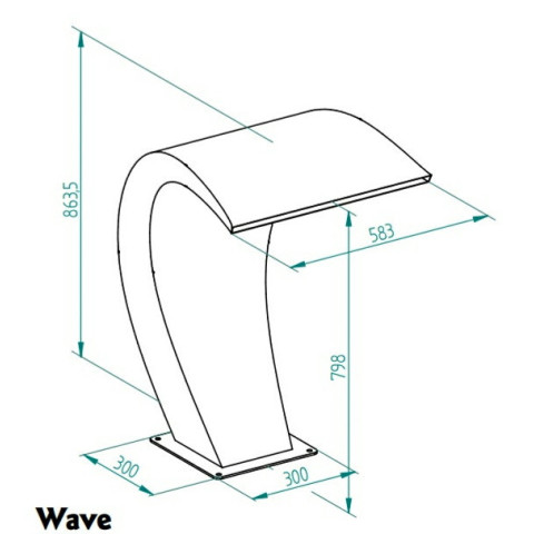 Водоспад Wave приєднувальний комплект 2,6 кВт, DS