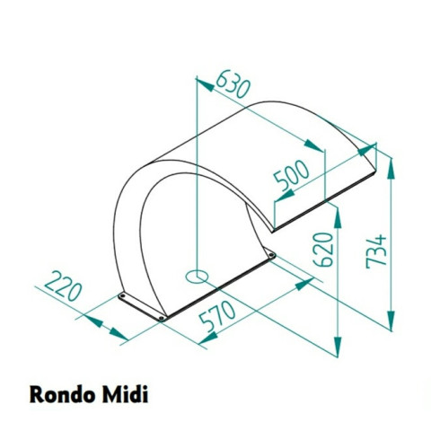 Водоспад Midi Rondo, приєднувальний комплект 2,6 кВт, DS Fitstar