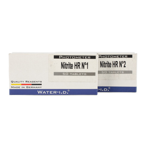 Таблетки Nitrite HR N2 (Нітрити (HR) 0-1500 мг/л) (50 табл/уп) для тестера PrimerLab для тестування води.