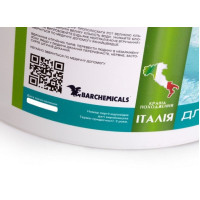 Швидкорозчинний хлор шок для басейну Barchemicals PG-36 Biclor 56 5 кг у гранулах. Швидкий хлор