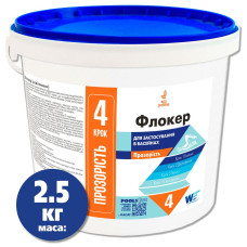 Флокер у порошку Window World Water 2,5 кг. Препарат проти каламутності та для надання прозорості воді басейну