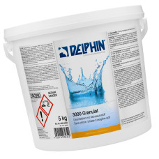 Дезінфікуючий засіб для басейну Delphin 3000 5 кг у гранулах. Безхлорна хімія для басейну