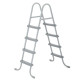 Каркасний басейн Bestway Power Steel 56671 (488 х 244 х 122), з пісочним фільтром, сходами та тентом