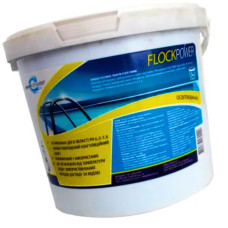 Коагулянт для басейну Power of Water Flock Power 5 кг у гранулах. Флокуляція дрібнодисперсних частинок у воді