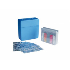 Pooltester plastic box для вимірювання pH і хлору/брому (в комплекті 10 табл. DPD1 і 10 табл. PhenolRed)