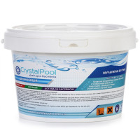 Дезінфекція басейну MultiTab 4-in-1 Small 1 кг Crystal Pool: проти водоростей, для флокуляції, pH Нове, Австрія, 5 кг