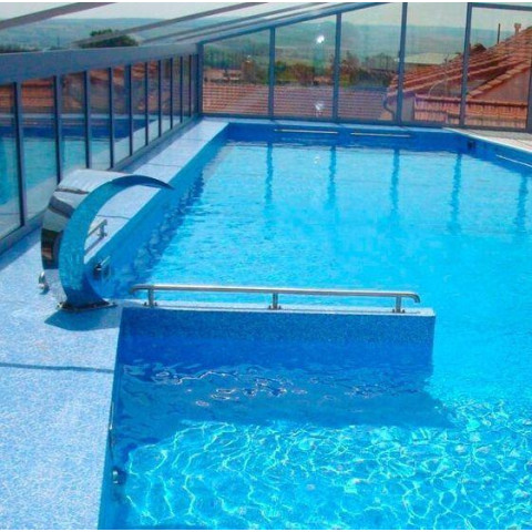 Плівка для басейну з ПВХ SBGD 160 Supra_Marble blue ELBTAL PLASTICS GmbH
