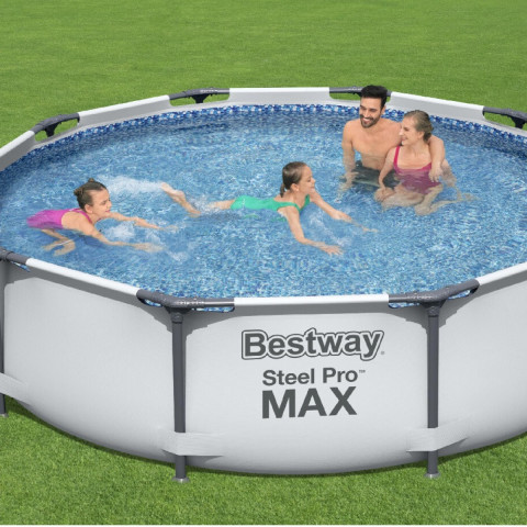 Каркасний басейн Bestway 305x76 см круглий для дітей без фільтра 4,7 м³ (56406)