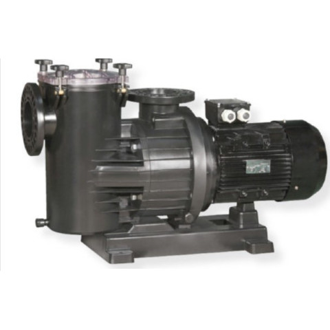 Насос для басейну Saci Magnus 4-550 (4,0 кВт / 400 В, 79 м3/год) фланець 110 мм (бронзова турбіна)