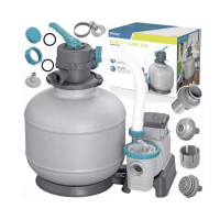 Фільтраційна установка для басейну Bestway FlowClear 58499 7.7 м³/год фільтр 320 мм. Підходить для басейнів Intex