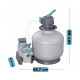 Фільтраційна установка для басейну Bestway FlowClear 58499 7.7 м³/год фільтр 320 мм. Підходить для басейнів Intex