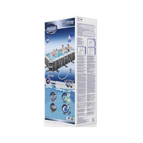 Каркасний басейн Bestway 56722 (412х201х122 см) з картриджним фільтром та сходами