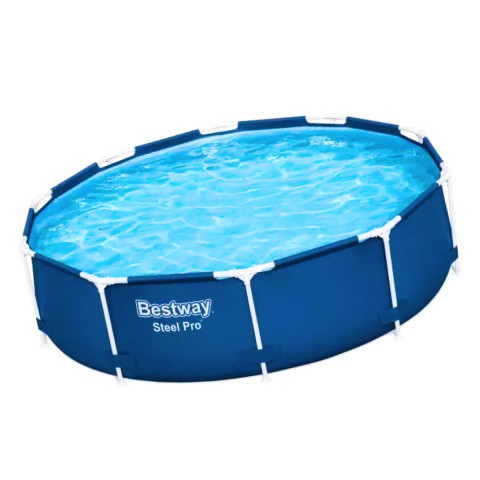 Каркасний басейн Bestway 305x76 см круглий для дітей з картриджним фільтром 4,7 м³ (56679)
