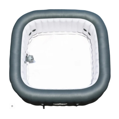 Надувний СПА-джакузі Bestway Hawaii HydroJet Pro квадратний 180x180x71 см 4-6-місний гідро та аеромасаж Wi-Fi