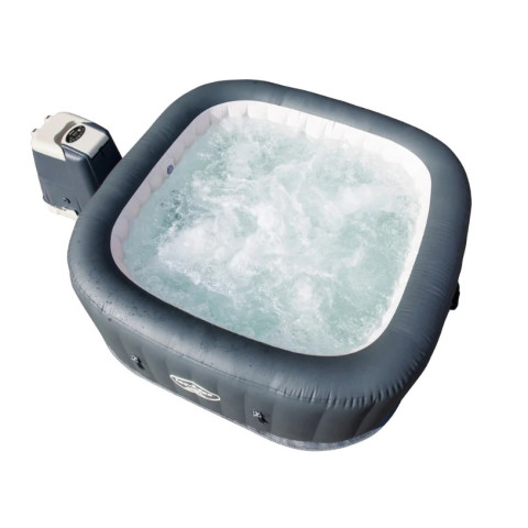 Надувний СПА-джакузі Bestway Hawaii HydroJet Pro квадратний 180x180x71 см 4-6-місний гідро та аеромасаж Wi-Fi