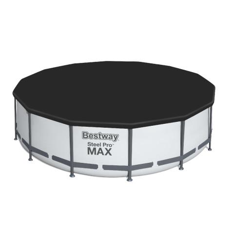 Каркасний басейн Bestway 427x122 см круглий з картриджним фільтром 15,2 м³ з драбиною та тентом (5612X)